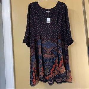 Gorgeous Boho Floral Mini Dress